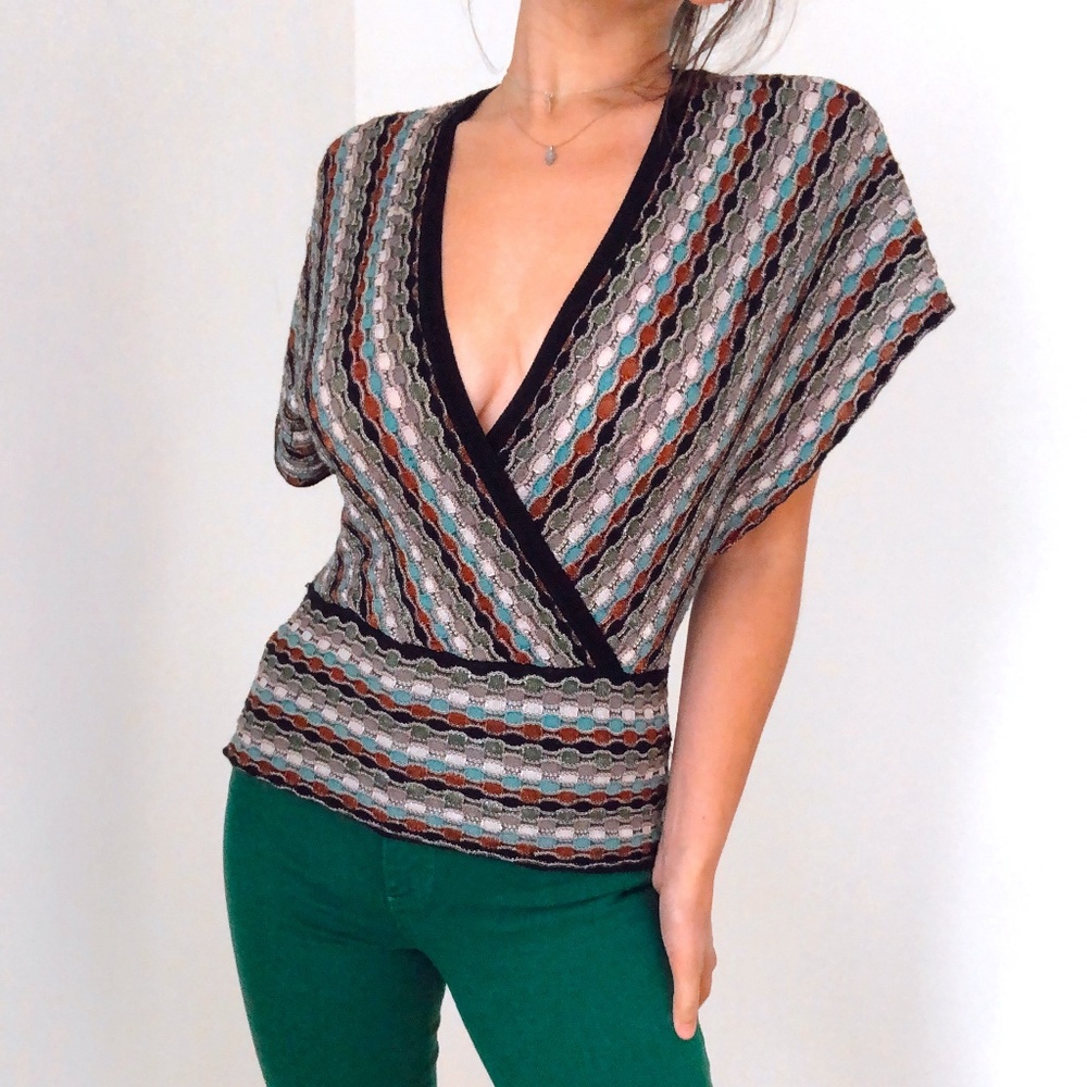 Missoni Loose Sleeved Top in Size 6
